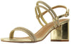 Wilde Salem Women's Glitter Block Heels - Gold