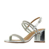 Wilde Salem Women's Glitter Block Heels - Silver