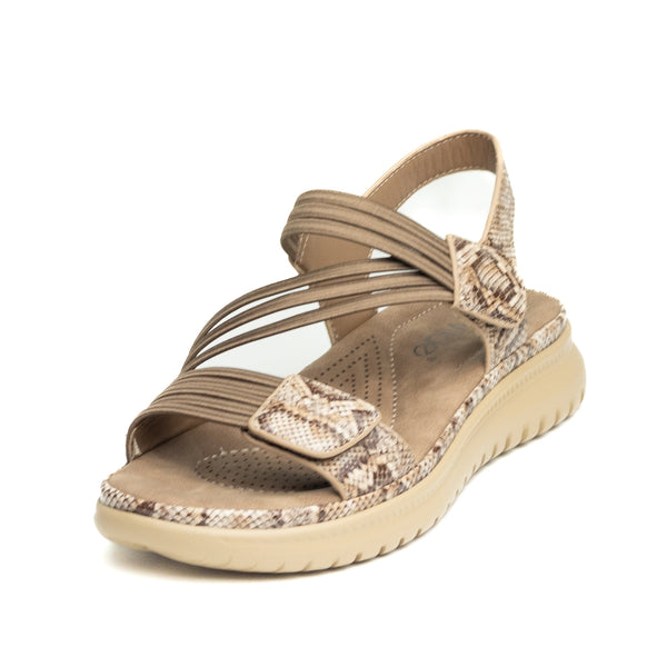 Wilde Sannah Women's Sandals - Chocolate Snake