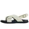 Wilde Sarah Women's Crossover Sandals - Beige Linen