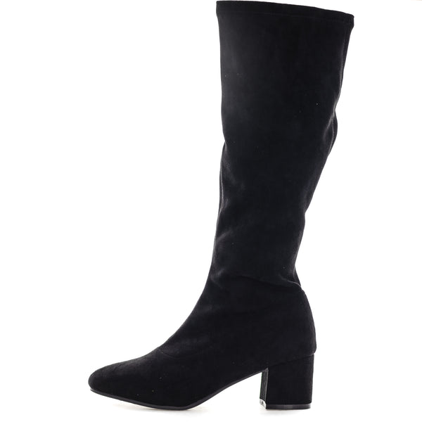 Wilde Saspen Women's Long Boots - Black Suede