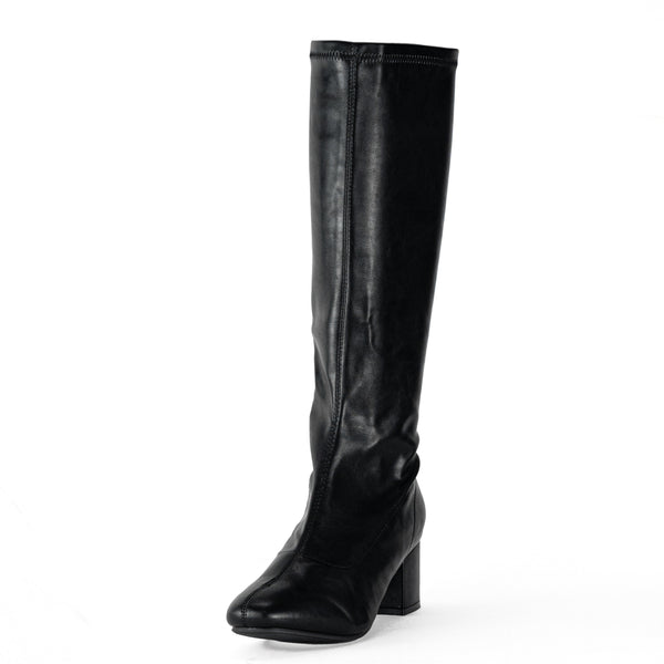 Wilde Saspen Women's Long Boots - Black Smooth