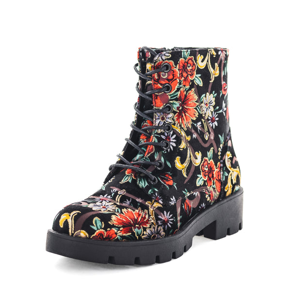 Wilde Scotlyn Womens Boots - Red Flower (8996146774239)