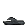Wilde Shanel Women's Platform Thongs - Black/Black