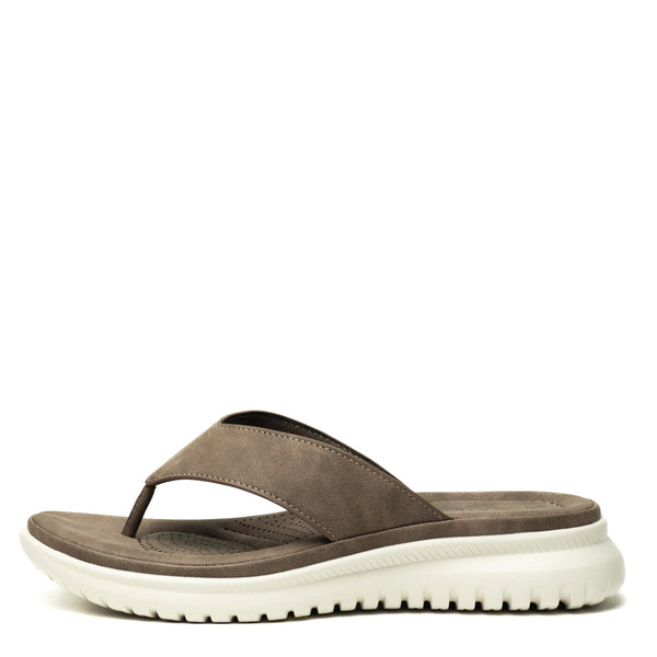 Wilde Shanel Women's Platform Thongs - Espresso