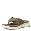 Wilde Shanel Women's Platform Thongs - Espresso
