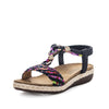 Wilde Sharleen Women's Sandals - Black Multi (9152451936479)