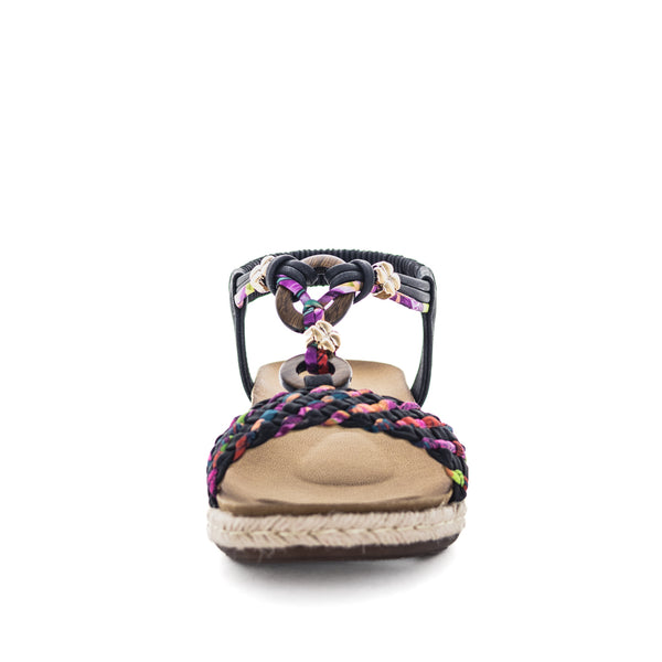 Wilde Sharleen Women's Sandals - Black Multi (9152451936479)
