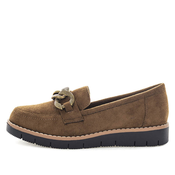 Wilde Shaye Women's Loafers - Chocolate Suede
