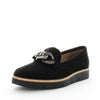 Wilde Shaye Women's Loafers - Black Suede