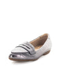 Wilde Siaz Women's Loafers - Pewter Crinkle