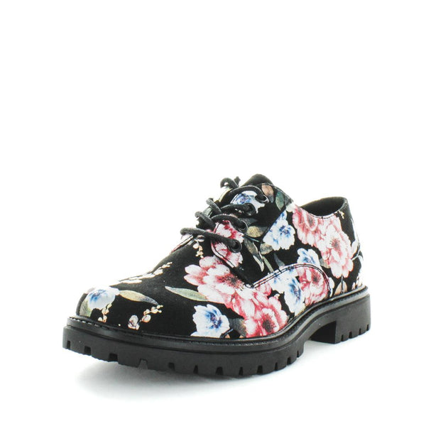 Wilde Silky Womens Flats - Black Pink (8841386197215)