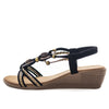 Wilde Sora Womens Sandals - Black (9148210479327)