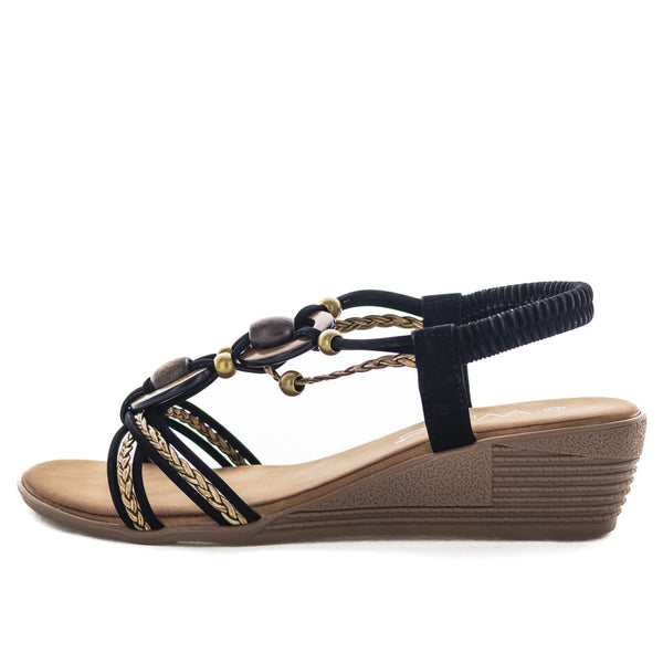 Wilde Sora Womens Sandals - Black (9148210479327)