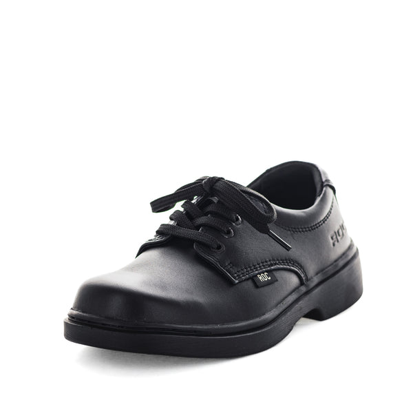Roc Shoes Strobe-Y School Shoes - Black (8845495632095)