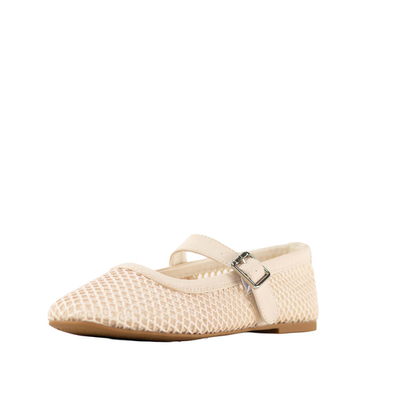 Wilde Sunday Women's Mesh Ballet - Beige