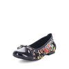 Wilde Syma Womens Flats - Red Flower (9007890792671)