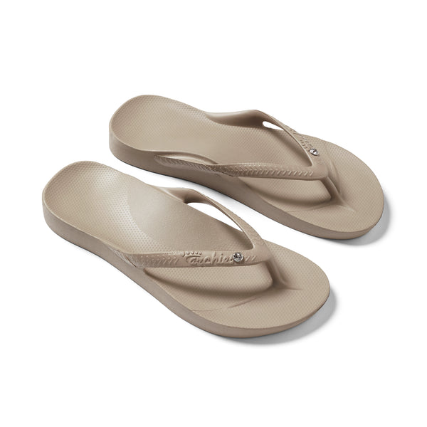 Archies Arch Support Thongs - Crystal Taupe (8990051827935)