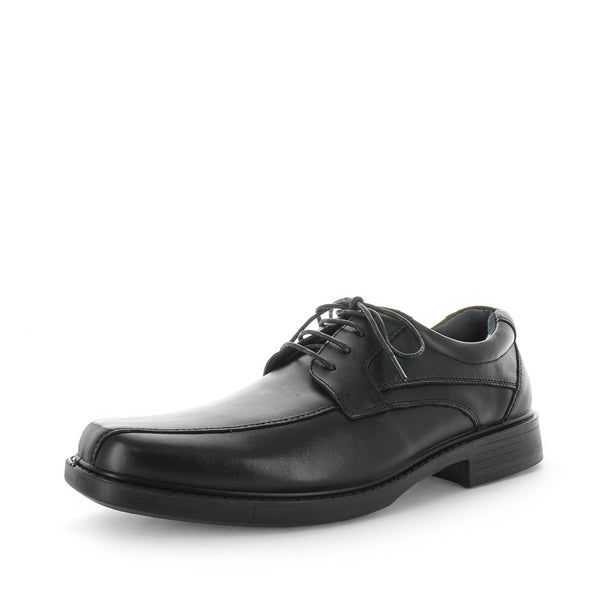 Churchill Timothy Boys School Shoes - Black (8843776426207)