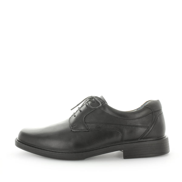 Churchill Toste Boys School Shoes - Black (8843776327903)