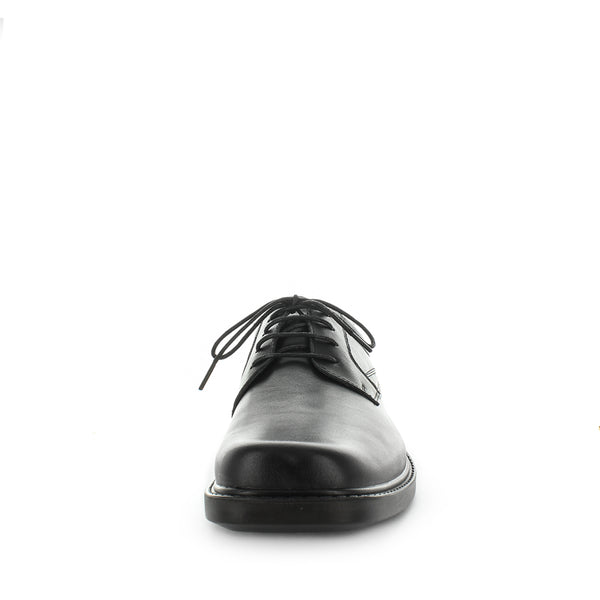 Churchill Toste Boys School Shoes - Black (8843776327903)