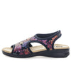 Euroflex Tuscany Womens Sandals - Black Floral (9148418228447)