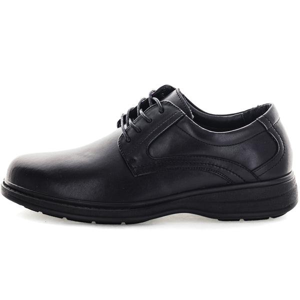 Churchill Tyrant Boys School Shoes - Black (8843776491743)