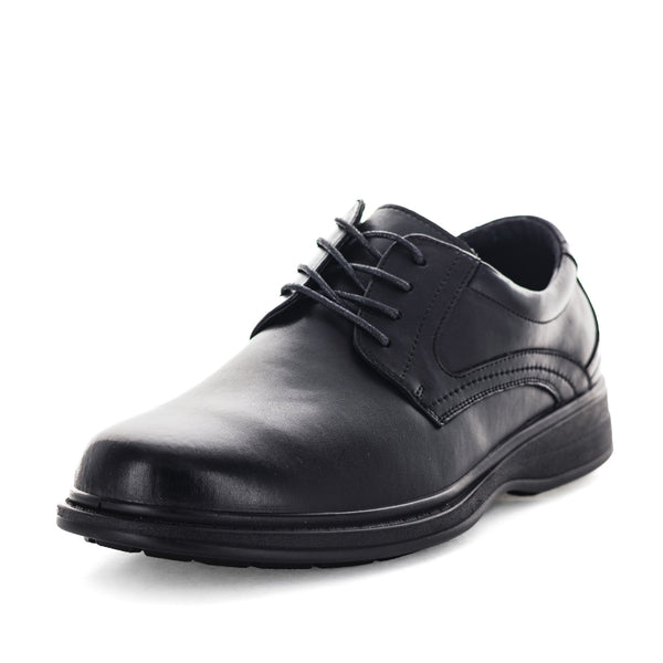 Churchill Tyrant Boys School Shoes - Black (8843776491743)