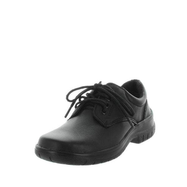 Wilde School Jamel2 School Shoes - Black Smooth (8842580852959)