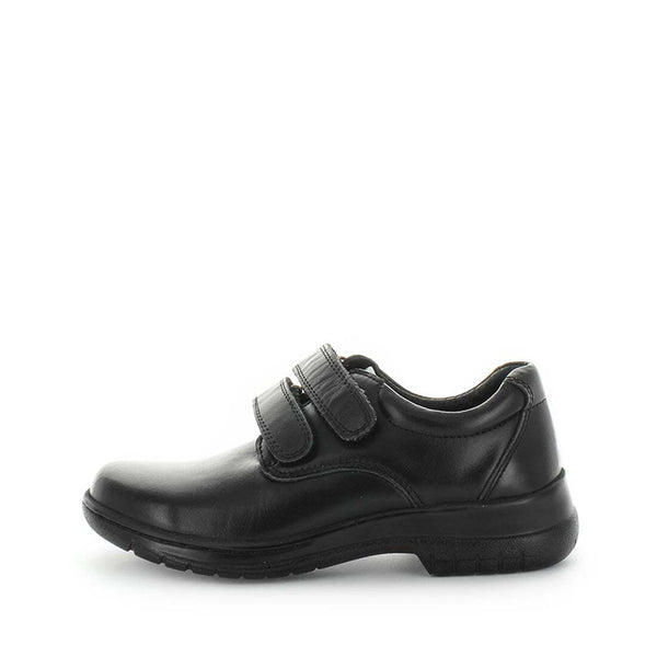 Wilde School Jardoe2 School Shoes - Black Smooth (8842580820191)