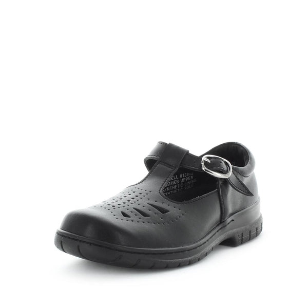 Wilde School Jarrell Boys School Shoes - Black Smooth (8842581344479)