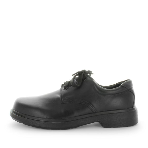 Wilde School Jenkin Boys School Shoes - Black Smooth (8842580361439)