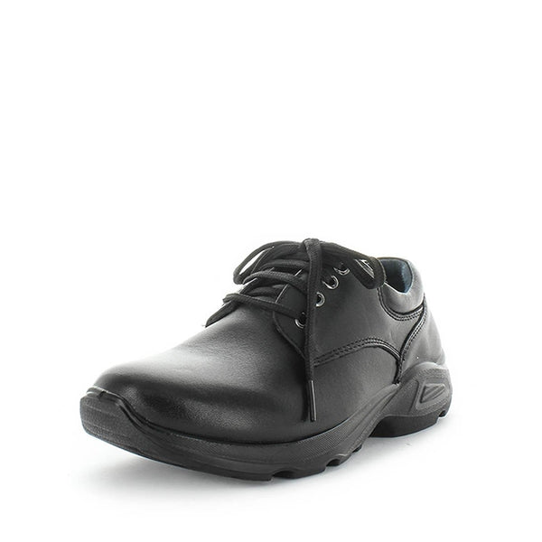 Wilde School Jorie Boys School Shoes - Black Smooth (8842580984031)