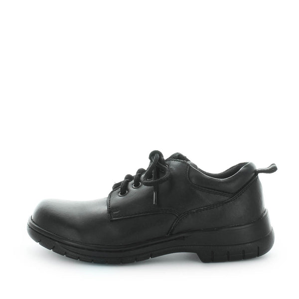 Wilde School Justice School Shoes - Black Smooth (8842581147871)