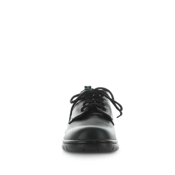 Wilde School Justice School Shoes - Black Smooth (8842581147871)