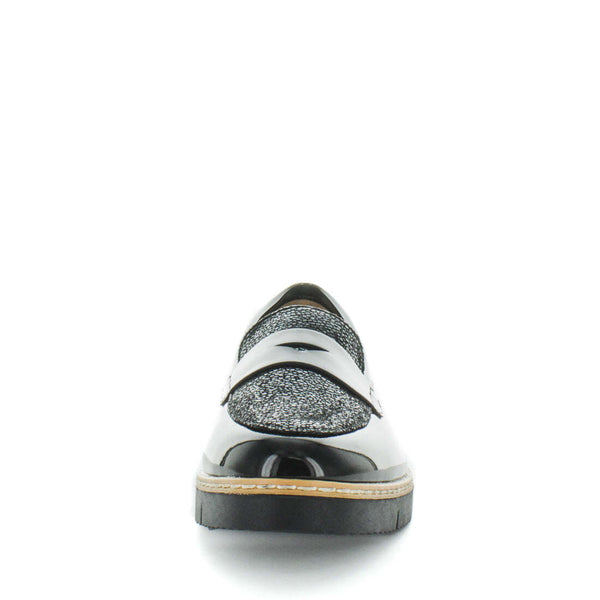 Wilde Sips Women's Loafers - Black Patent (8841385967839)