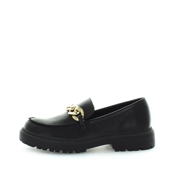 Wilde Swag Womens Wedges - Black Smooth (8841384886495)