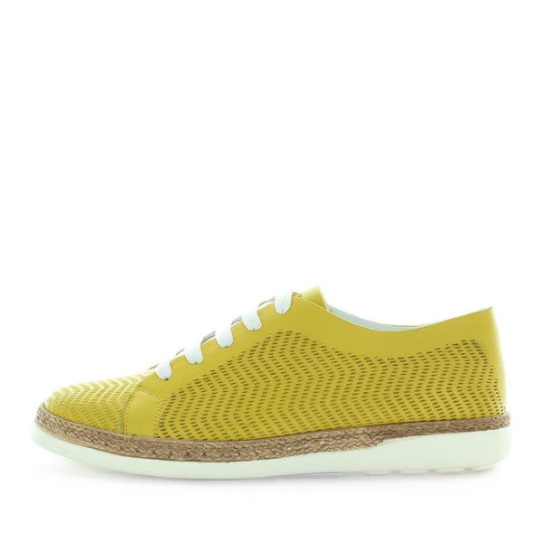 Zola Helsa Womens Sneakers - Yellow (8843753455839)