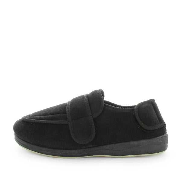 Panda Edison Men's Slippers - Black (9022875861215)