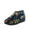Panda Efran Women's Bootie Slippers - Navy Floral (9005720240351)