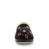 Panda Endy Women's Slippers - Black Embroidery (9005719453919)