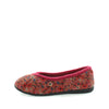 Panda Enila Women's Slippers - Red Floral (9005719912671)