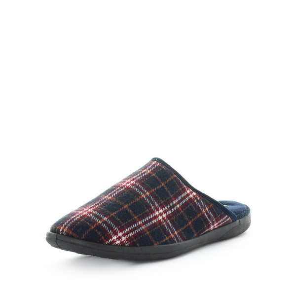 Panda Errol Men's Slippers - Multi Check (9005719683295)