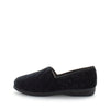 Panda Ethany Women's Slippers - Black Embossed (9005719945439)