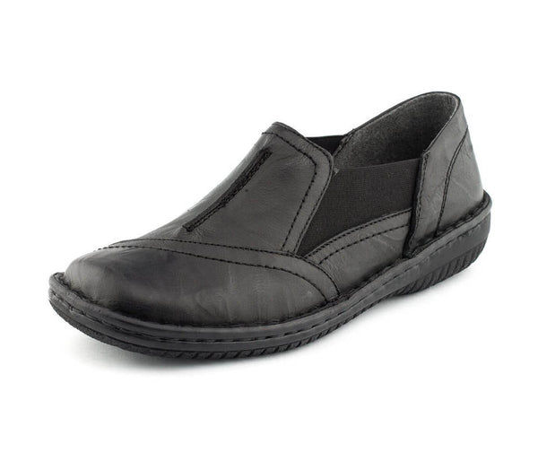 Cabello 761-27 Women's Slip On Shoes - Black Crinkle