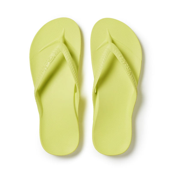 ARCH SUPPORT THONGS - Limelight