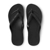 ARCH SUPPORT THONGS - Black (8990037410015)