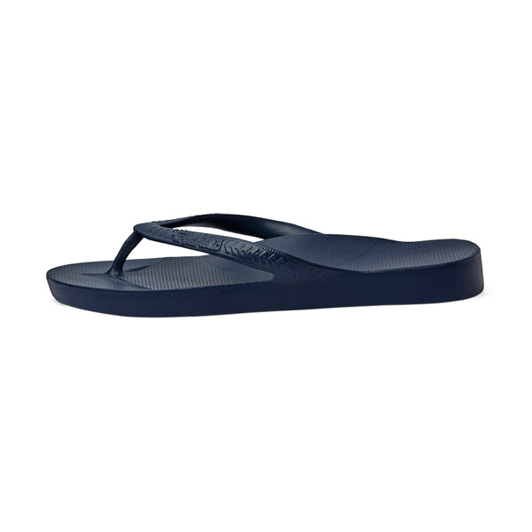 ARCH SUPPORT THONGS - Navy (8990037901535)