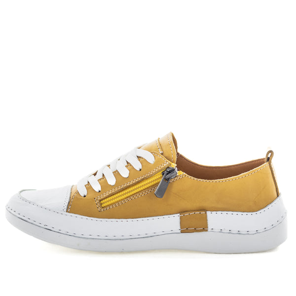Soft Tread Brooke Women's Sneakers - Mustard