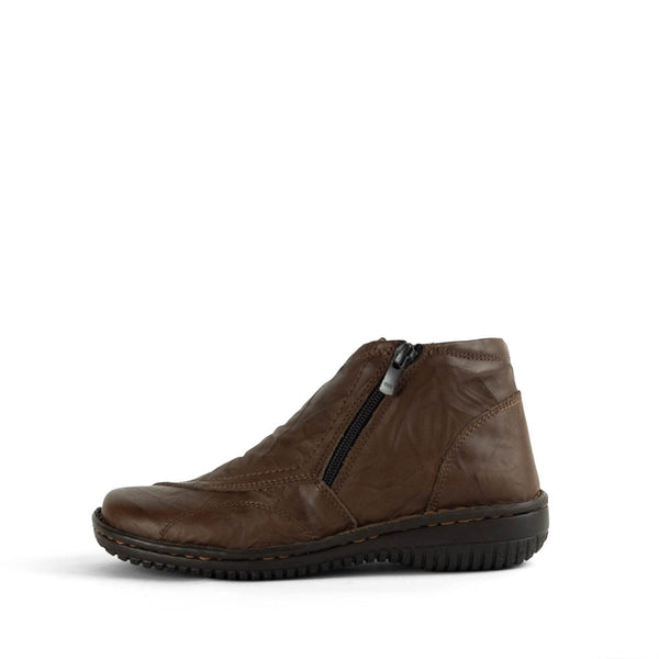 Cabello 5250-27 Women's Ankle Boots - Brown Crinkle